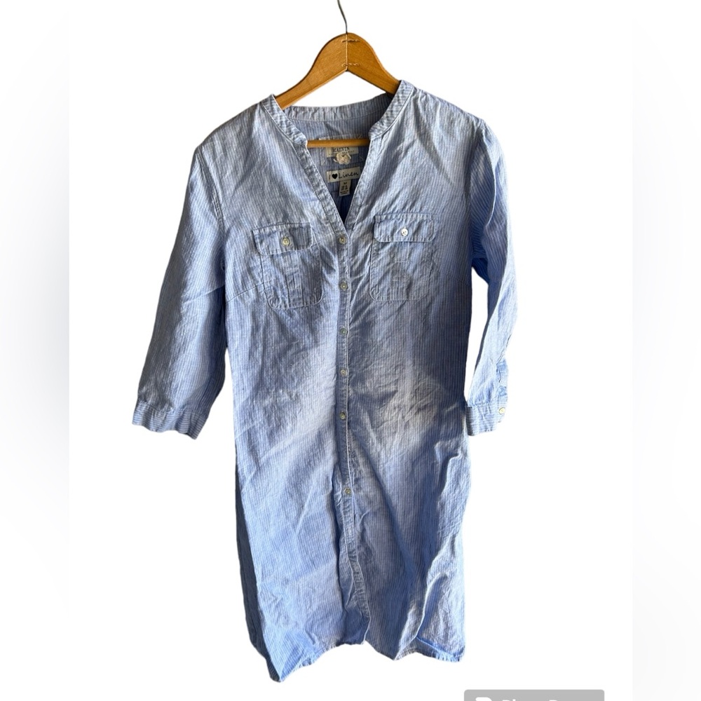 Malvin Hamburg - Germany, 100% linen dress, size 8